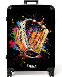 NoBoringSuitcases.com© Hartschalen-Trolley Baseballhandschuh mit Graffiti 7 günstig online kaufen