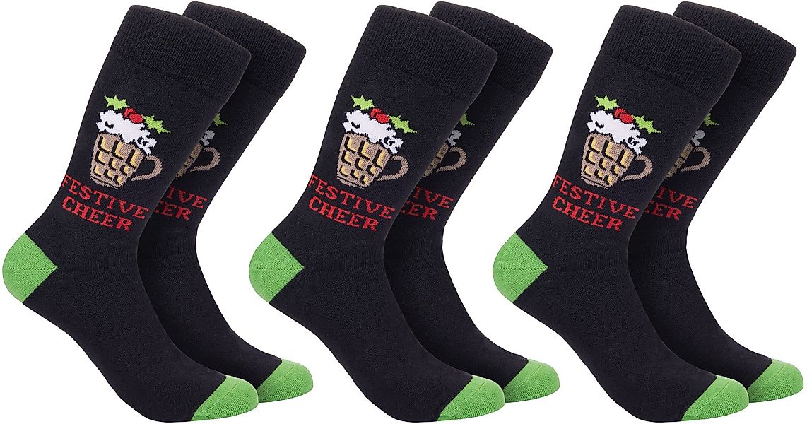 BRUBAKER Socken Herren Weihnachtssocken, Lustige Socken günstig online kaufen