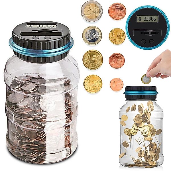 BlingBin Spardose Elektronisches Sparschwein mit Zähler, günstig online kaufen