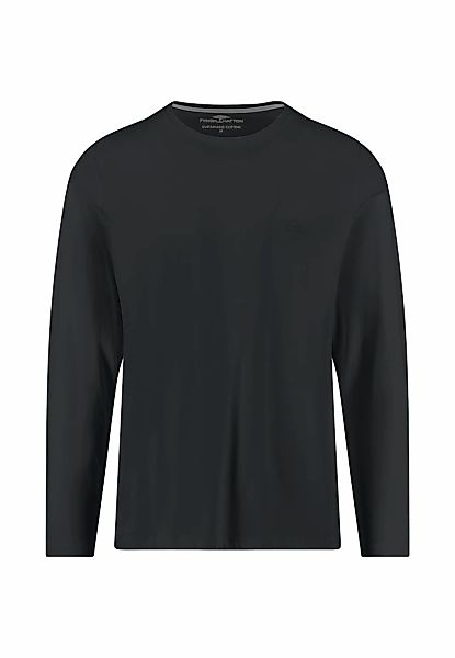 FYNCH-HATTON Langarmshirt mit Logo Stickerei günstig online kaufen