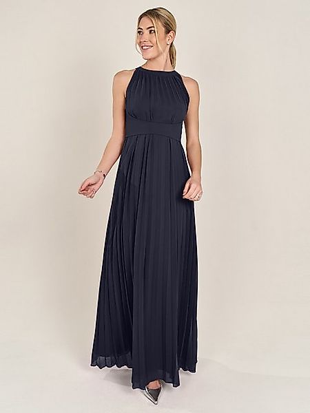 Apart Chiffonkleid aus leicht körnigem, plissiertem Chiffon. günstig online kaufen