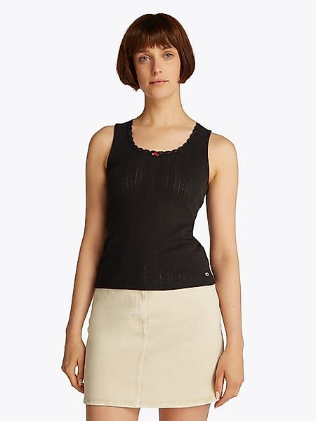 Tommy Jeans Tanktop TJW SLIM POINTELLE günstig online kaufen