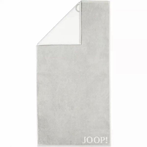 JOOP! Classic - Doubleface 1600 - Farbe: Silber - 76 - Handtuch 50x100 cm günstig online kaufen