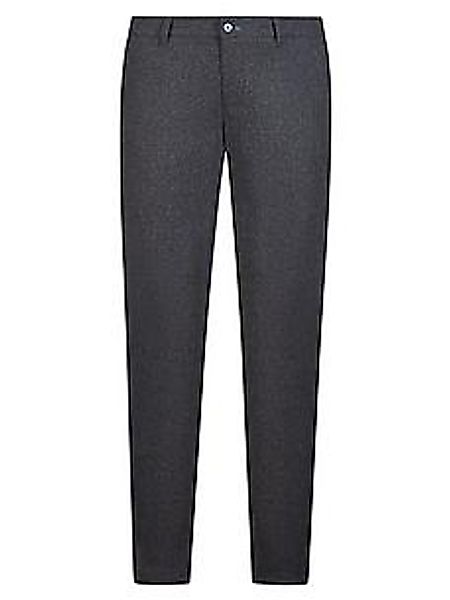 Lange Flatfront-Chino Brax grau günstig online kaufen