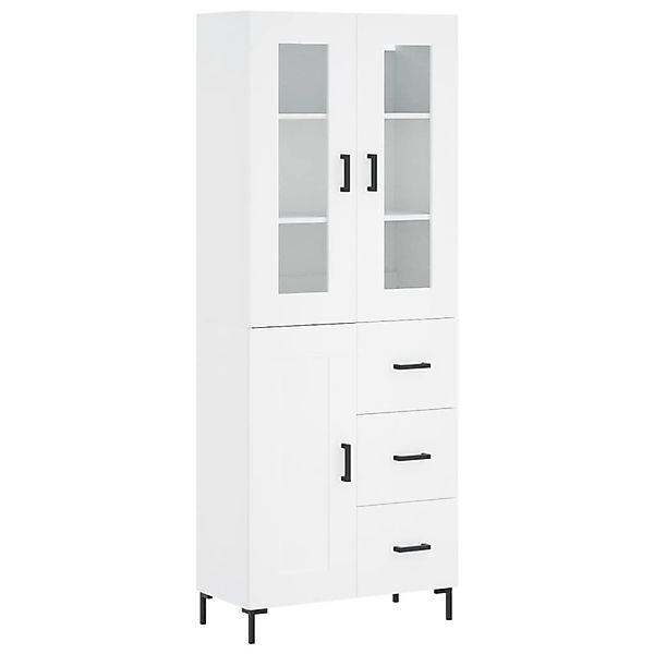 vidaXL Highboard Weiß 69,5x34x180 cm Holzwerkstoff 3198657 günstig online kaufen
