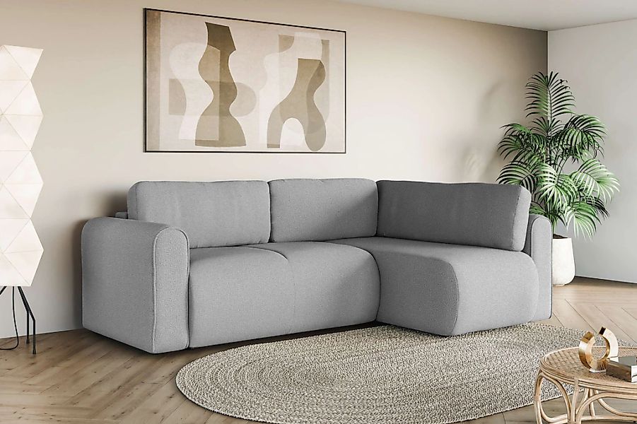INOSIGN Ecksofa "Zacharia wahlweise Schlafsofa mit Bettkasten, B/T/H 250/16 günstig online kaufen