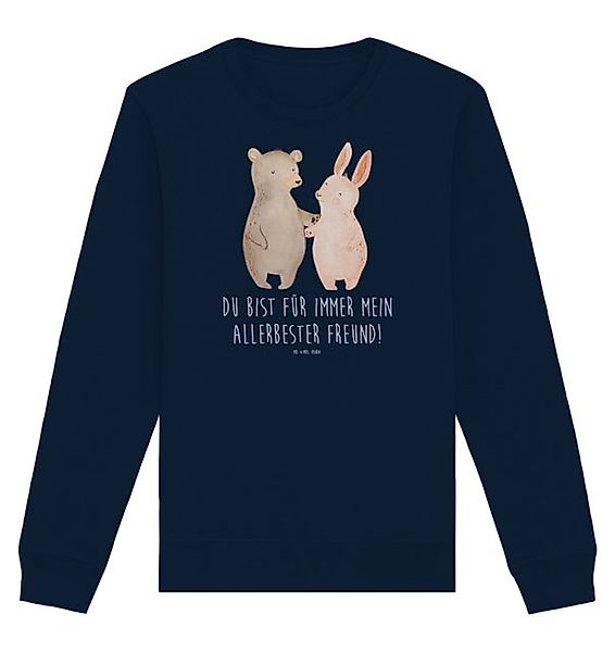 Mr. & Mrs. Panda Longpullover Größe M Bär und Hase Umarmen - French Navy - günstig online kaufen