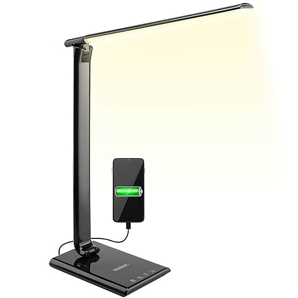 monzana Tischleuchte Cataleya, Schwarz, LED Schreibtischlampe günstig online kaufen