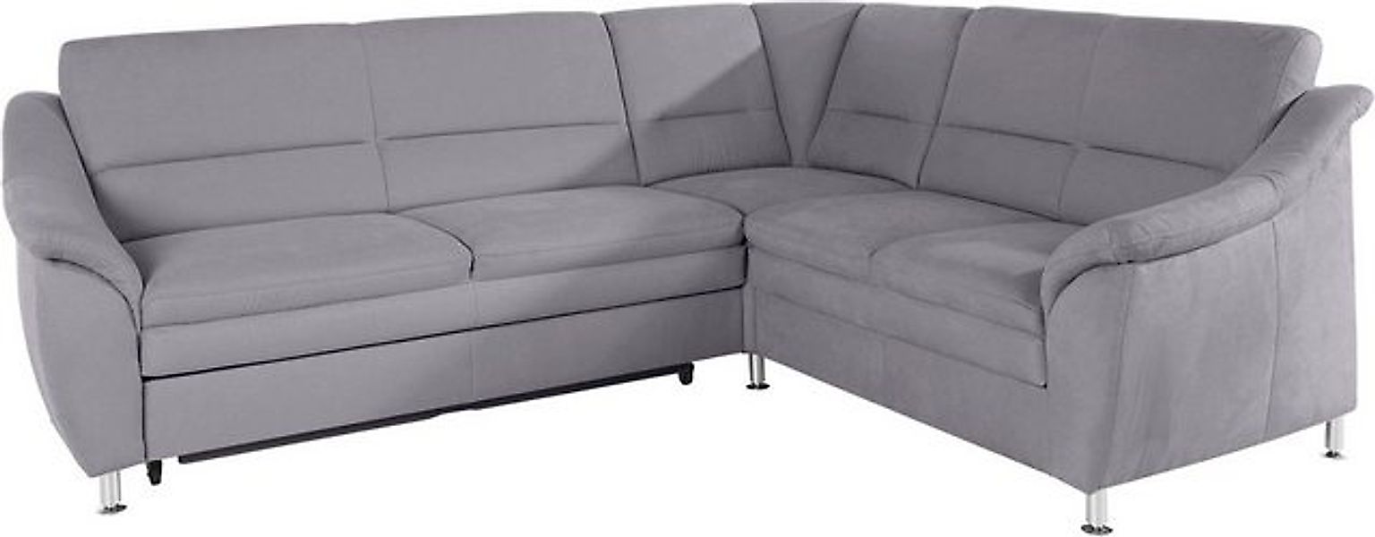 Places of Style Ecksofa "Cardoso L-Form", Federkern, wahlweise mit Bett, Sc günstig online kaufen