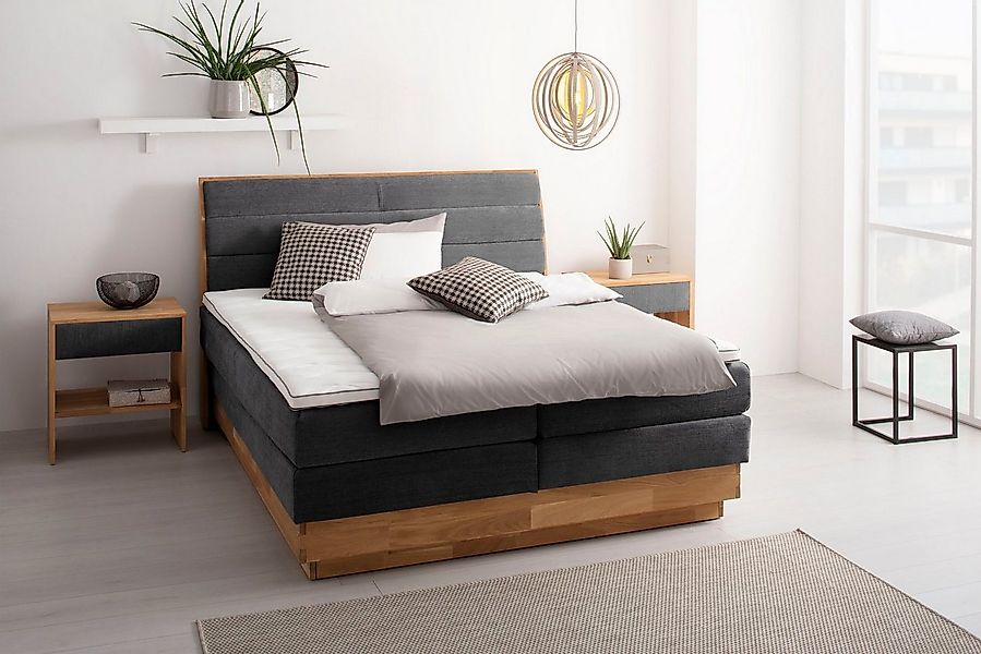 OTTO products Boxspringbett Jenna, ohne LED-Beleuchtung, mit zertifizierten günstig online kaufen