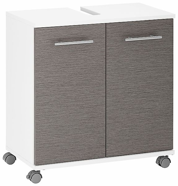 welltime Waschbeckenunterschrank "Emmi, Breite 59 cm", Siphonausschnitt, Me günstig online kaufen