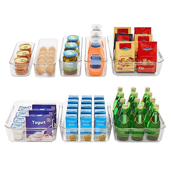 Lifewit Schubladenbox 8er-Set Kühlschrank-Organizer aus klarem günstig online kaufen