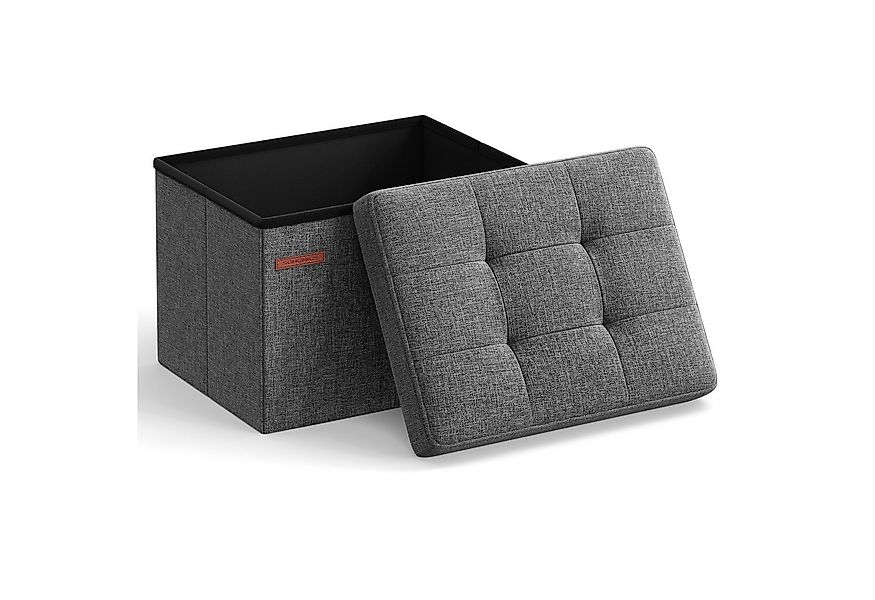 SONGMICS Sitzhocker (1 St), mit Stauraum faltbarer Hocker Sitzwürfel 30x30x günstig online kaufen