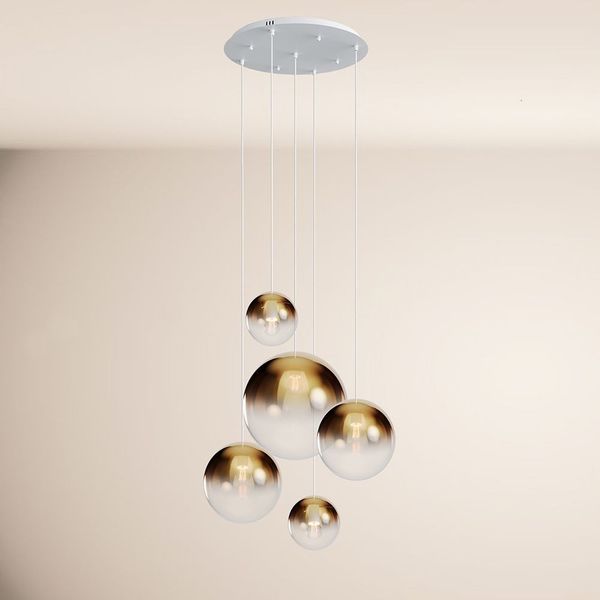 s.luce Pendelleuchte Orb 5-flammige Galerielampe Modular günstig online kaufen