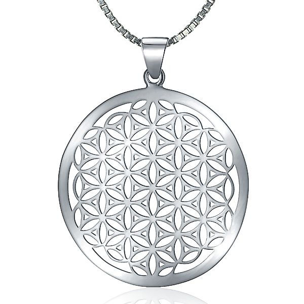NAHLE Kette mit Anhänger Silberkette Lebensblume günstig online kaufen