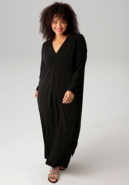 Aniston PLUS Maxikleid, mit raffinieren Seitenschlitzen günstig online kaufen