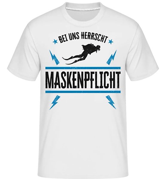 Bei Uns Herrscht Maskenpflicht · Shirtinator Männer T-Shirt günstig online kaufen