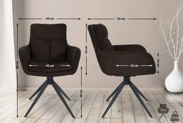 CLP Esszimmerstuhl Vilas, schwenkbarer Polster-Stuhl Mit günstig online kaufen