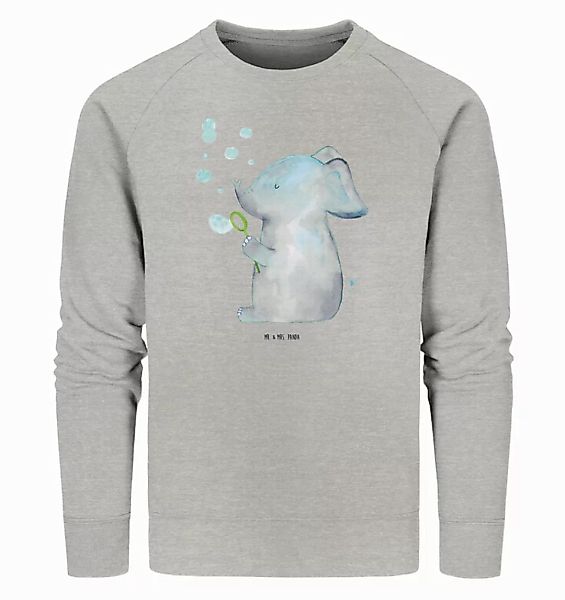 Mr. & Mrs. Panda Longpullover Elefant Seifenblasen Größe XXL - Heather Grey günstig online kaufen