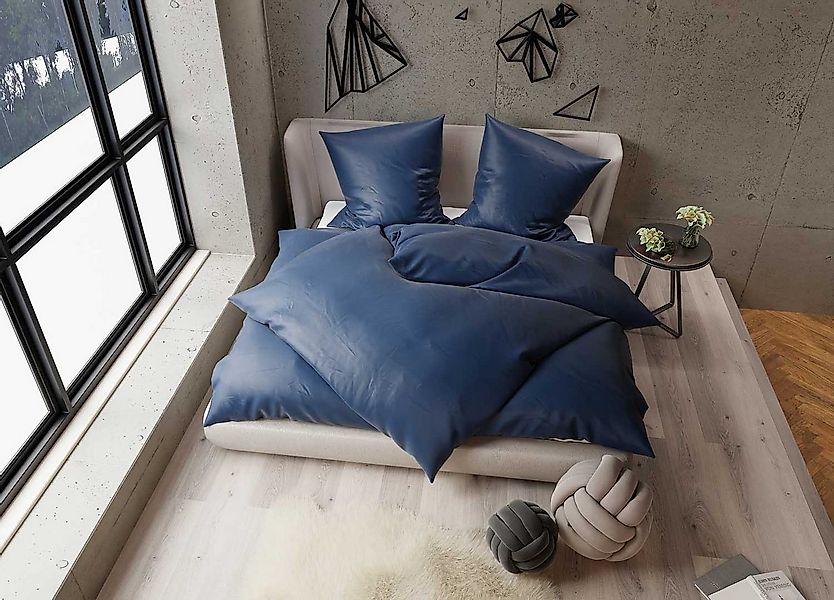 BETTWAESCHE-MIT-STIL Bettwäsche TENCEL™ Lyocell Bettwäsche uni einfarbig, L günstig online kaufen