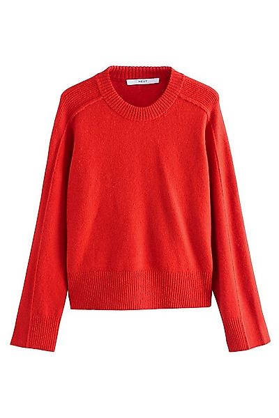 Next Rundhalspullover Gemusterter Strickpullover mit Rundhalsausschnitt (1- günstig online kaufen