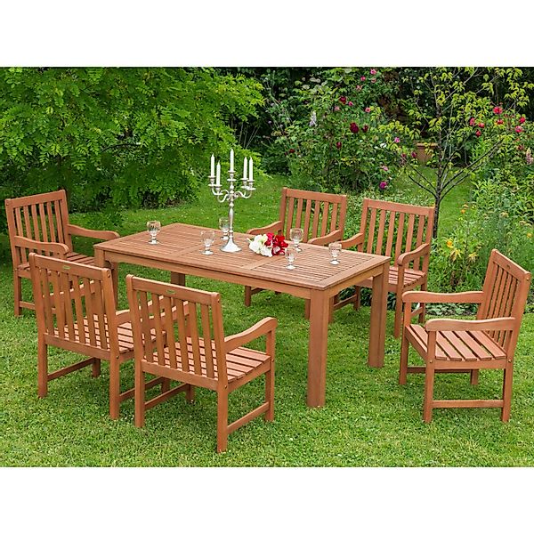 Gartenmöbelgruppe Santos 7-teilig günstig online kaufen
