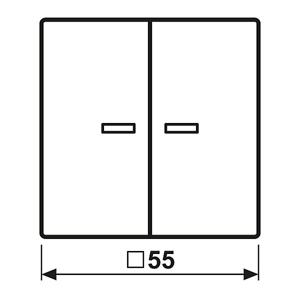 Jung Wippe aws für Serien-Wipp-Sch. A 595 KO5 WW - A595KO5WW günstig online kaufen