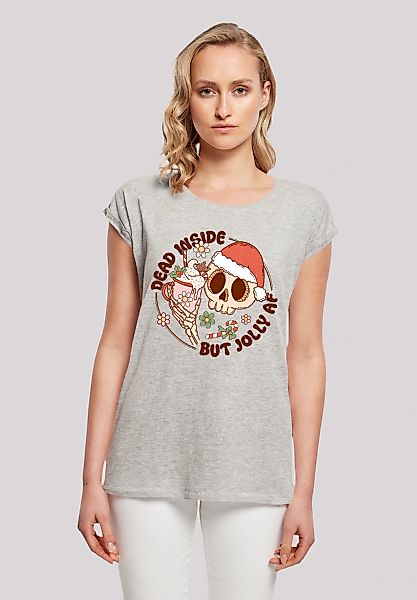 F4NT4STIC T-Shirt "Dead inside but jolly AF Weihnachten", Premium Qualität, günstig online kaufen