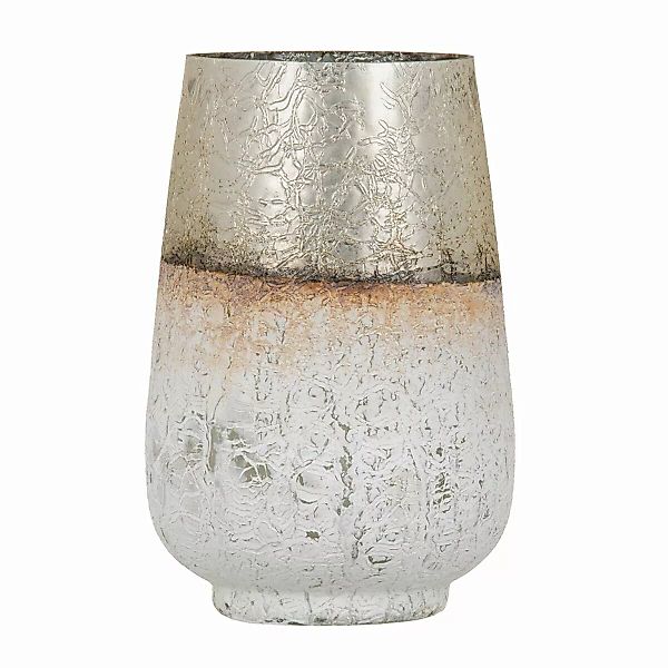 Vase Kristall Gold Weiß 17 X 17 X 25 Cm günstig online kaufen