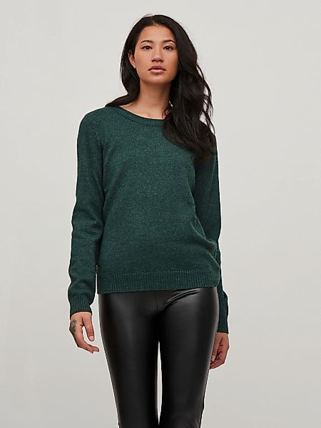 Vila Rundhalspullover "VIRIL O-NECK L/S KNIT TOP - NOOS" günstig online kaufen