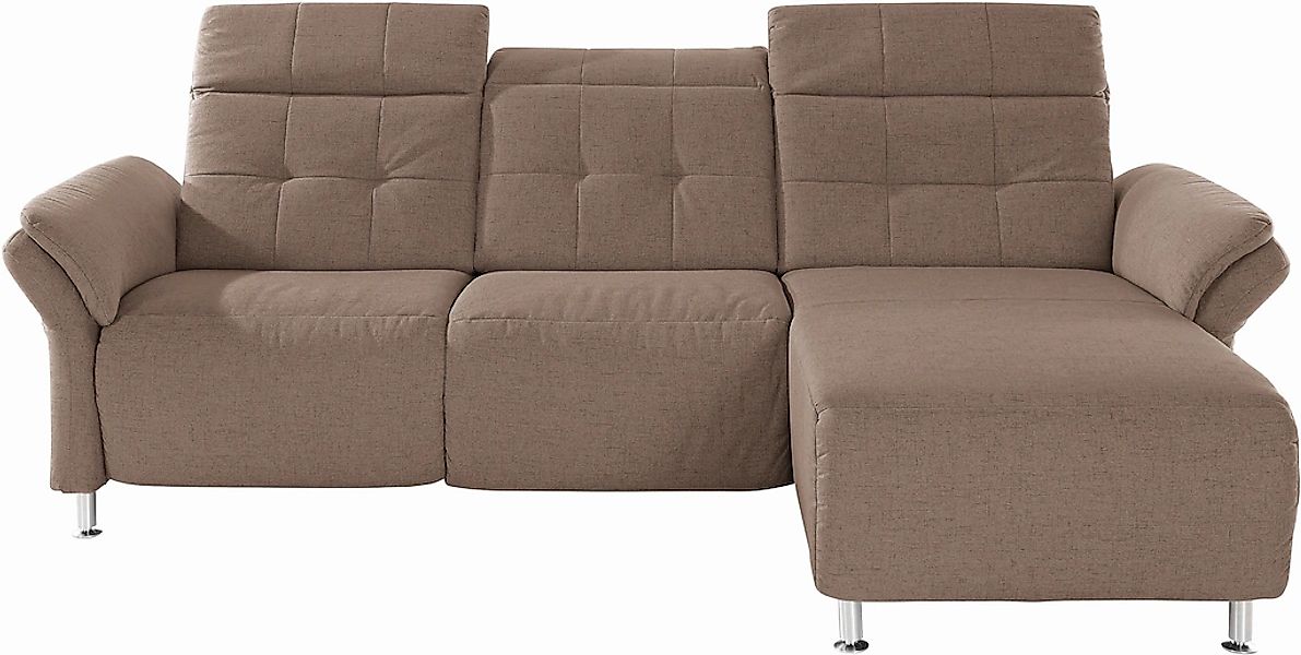 Places of Style Ecksofa "Manhattan L-Form", 2 Sitze mit elektrischer Relaxf günstig online kaufen