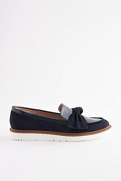 Next Forever Comfort® Derber Lederslipper mit Schleife Loafer (1-tlg) günstig online kaufen