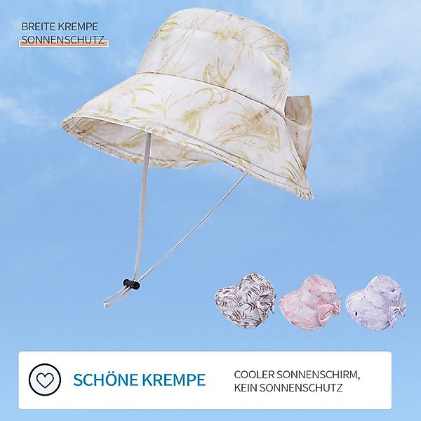 Refttenw Sonnenhut Damen Faltbar Fischerhut Strandhut günstig online kaufen