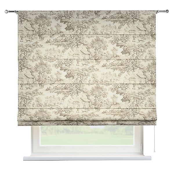 Dekoria Raffrollo Torino, ecru-beige, 130 x 170 cm günstig online kaufen