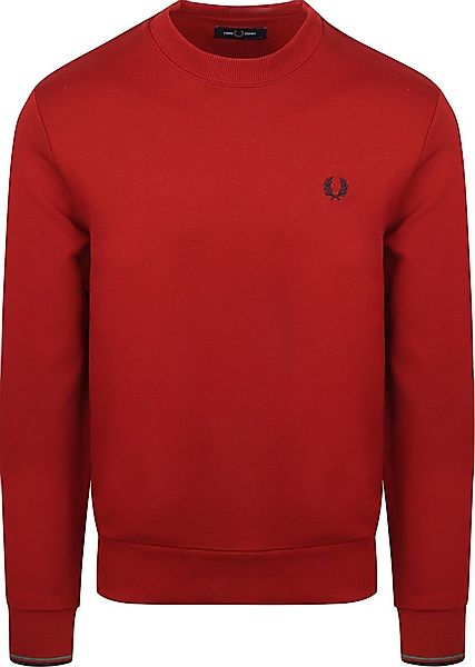 Fred Perry Sweater Logo Rot - Größe XXL günstig online kaufen