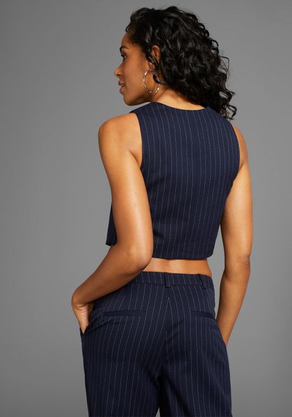 Laura Scott Anzugweste mit Nadelstreifen günstig online kaufen