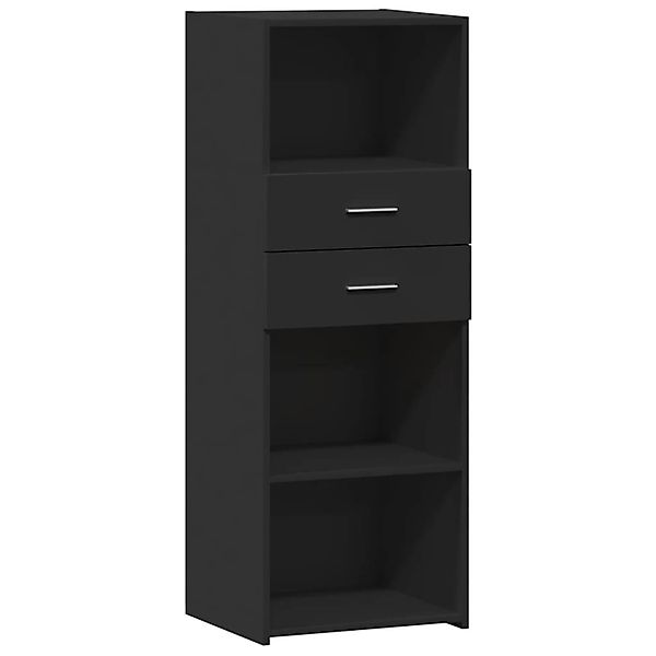 vidaXL Highboard Schwarz 45x42,5x124 cm Holzwerkstoff 846167 günstig online kaufen
