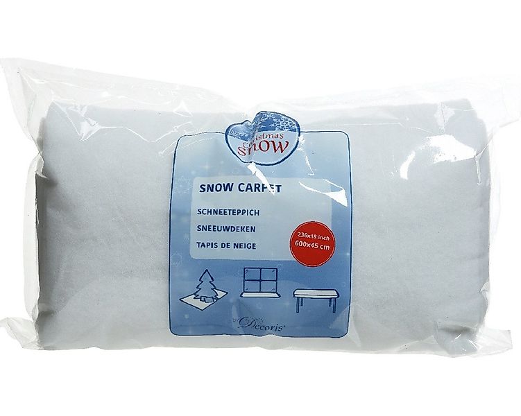 Kaemingk Weihnachtsbaumdecke Schneeteppich Polyester L.600cm B.45cm günstig online kaufen