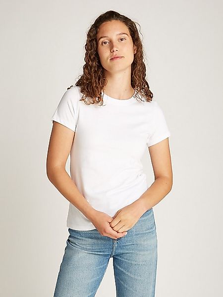Calvin Klein Jeans T-Shirt LOGO ELASTIC T-SHIRT mit Logostickerei günstig online kaufen