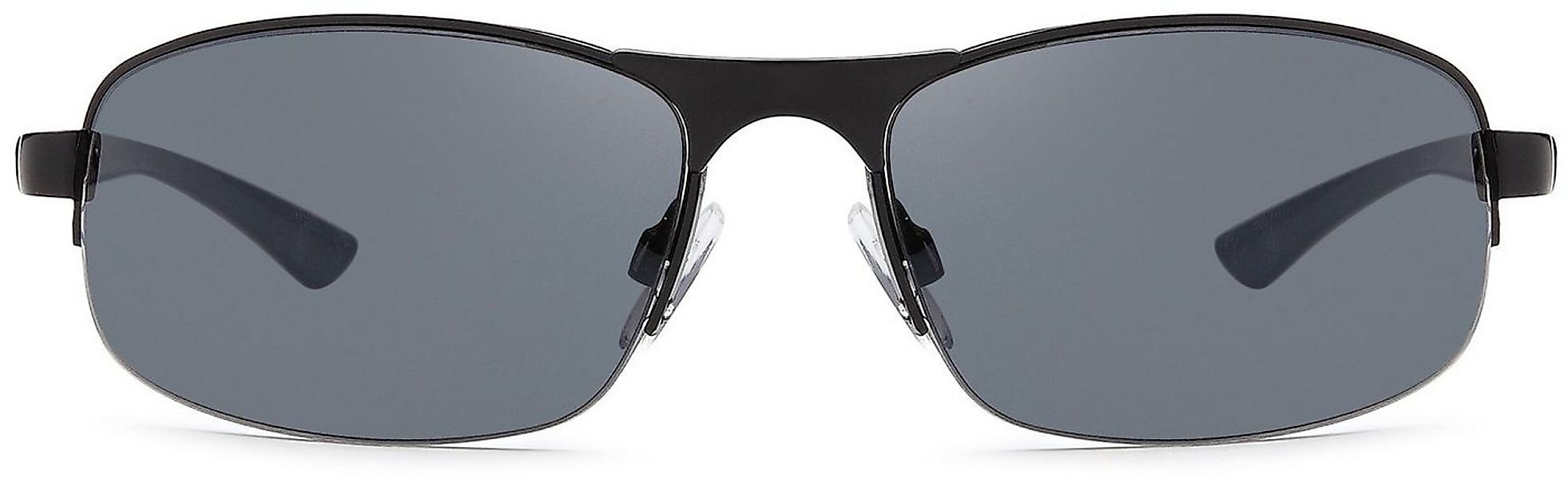 styleBREAKER Sonnenbrille Sonnenbrille Halbrand mit Rechteckigen Gläsern (1 günstig online kaufen