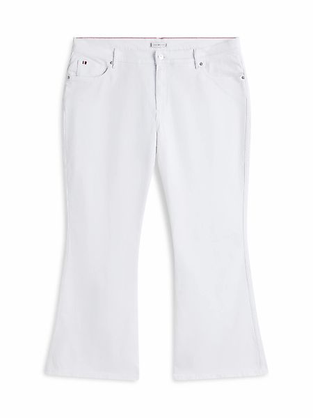 Tommy Hilfiger Curve Bootcut-Jeans "CRV DNM WHITE FLARE RW" in großen Größe günstig online kaufen