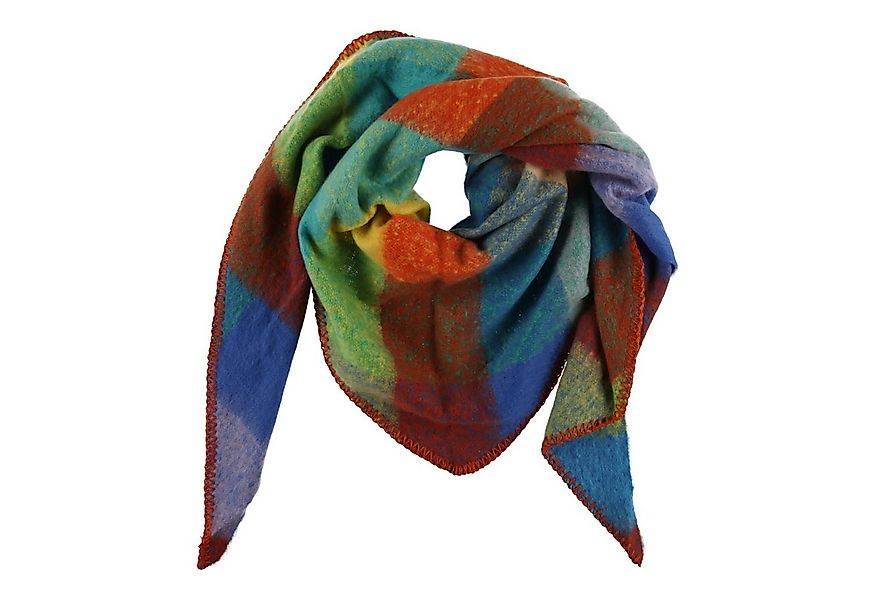 COFI 1453 Schal XXL Schal Frauen Halstuch Dreiecksschal Viskoseschal Herbst günstig online kaufen