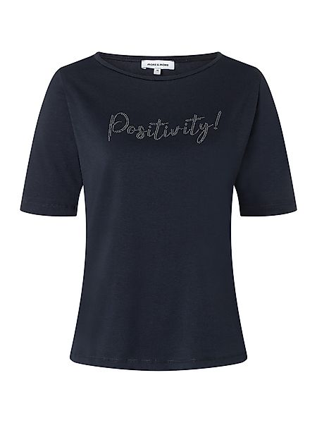 MORE&MORE Kurzarmshirt Baumwoll-Halbarmshirt günstig online kaufen