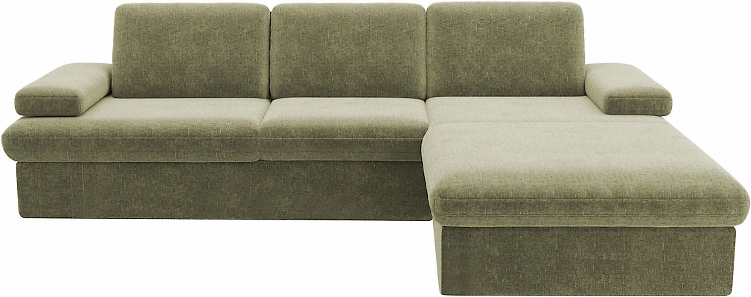 sit&more Ecksofa "Moreno L-Form, B: 247 cm" mit Armteilverstellung, optiona günstig online kaufen