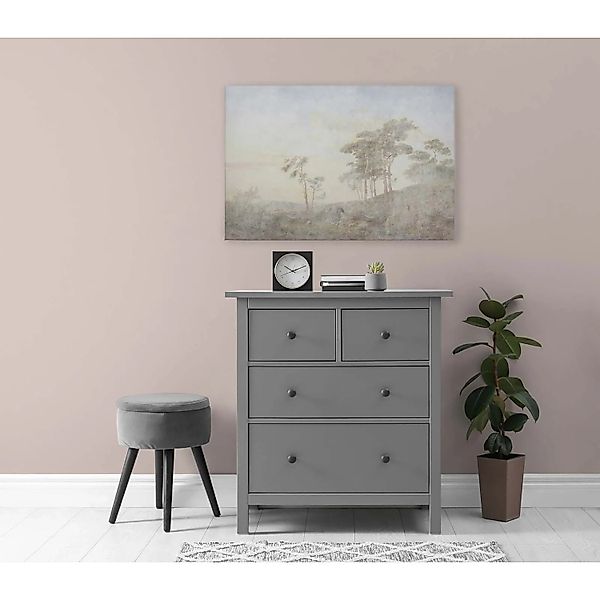 Bricoflor Wandbild Mit Landschaft 90 X 60 Cm Leinwand Mit Gemälde Motiv Vin günstig online kaufen