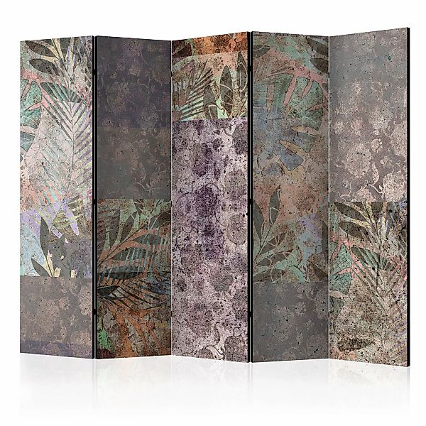 5-teiliges Paravent - Concrete Garden Ii [room Dividers] günstig online kaufen