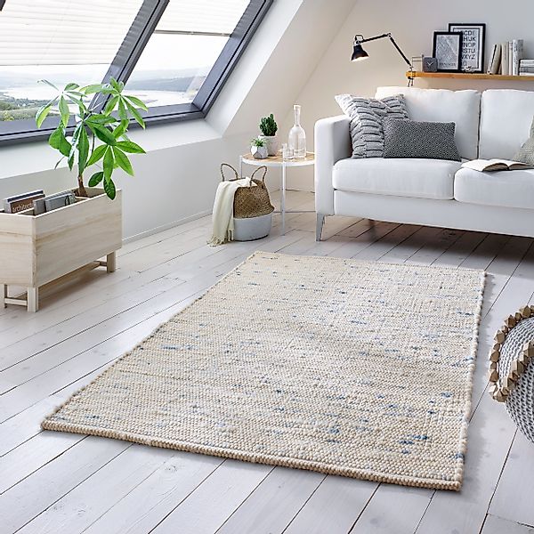 TaCa Home Wollteppich Handweb Woll-Teppich Neuseeland, günstig online kaufen