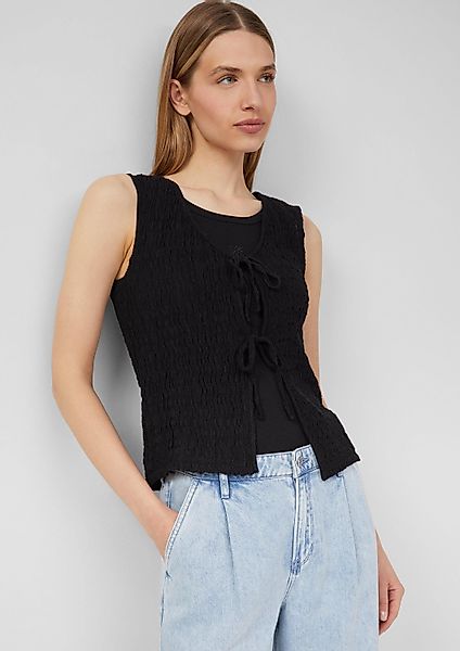 s.Oliver Funktionsweste Indoor-Weste Strukturierte Slim-Fit-Weste aus günstig online kaufen