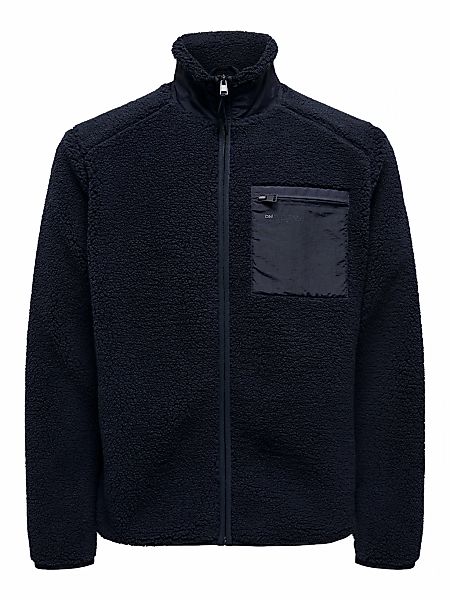 ONLY & SONS Strickfleecejacke "ONSDALLAS LIFE SHERPA JACKET OTW VD" günstig online kaufen