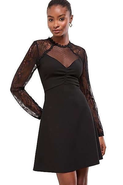 LIPSY Minikleid Lipsy hochgeschlossenes, gerafftes Minikleid (1-tlg) günstig online kaufen